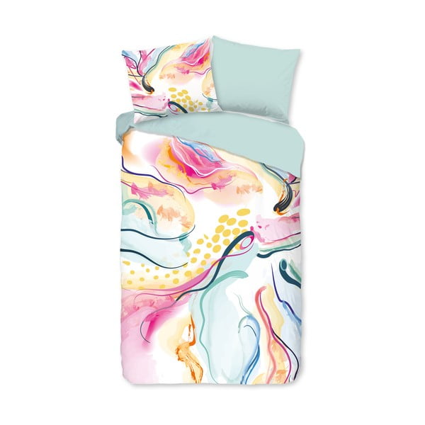 Lenjerie de pat din bumbac pentru pat de o persoană, extinsă 140x220 cm Magic – Good Morning