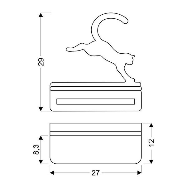Corp de iluminat pentru copii negru Cat – Candellux Lighting-image-3