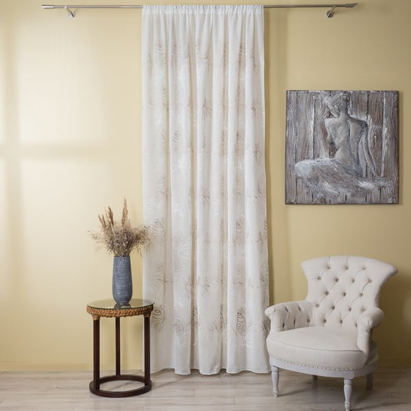 Perdea bej 140x260 cm Cybele – Mendola Fabrics-image-3