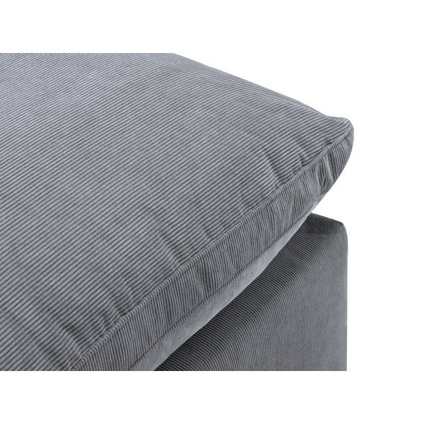 Modul cu tapițerie din catifea pentru canapea colț de stânga Windsor & Co Sofas Galaxy, gri-image-4