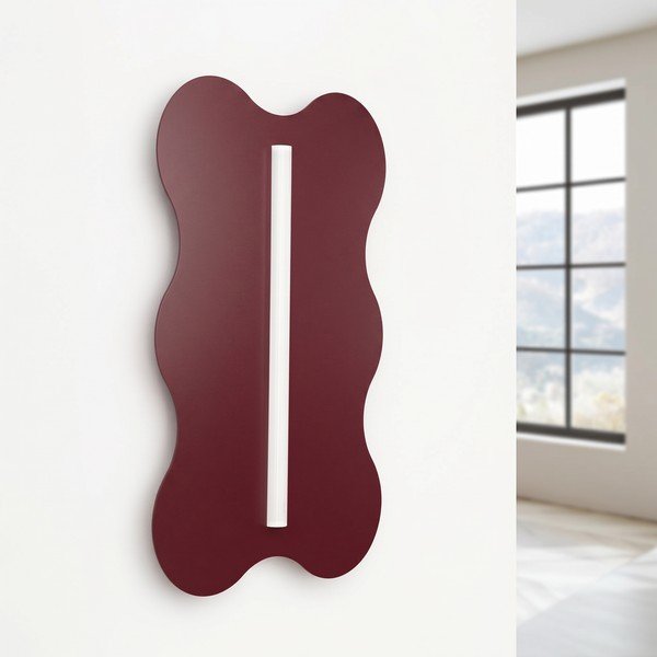 Aplică de perete burgundy din metal KLOVER – Thoro-image-3