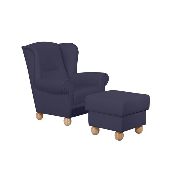 Taburet Max Winzer Monarch Dark Blue, albastru închis-image-1