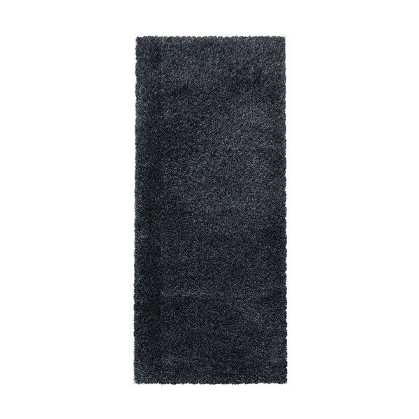 Covor tip traversă gri antracit 80x250 cm Fluffy – Ayyildiz Carpets