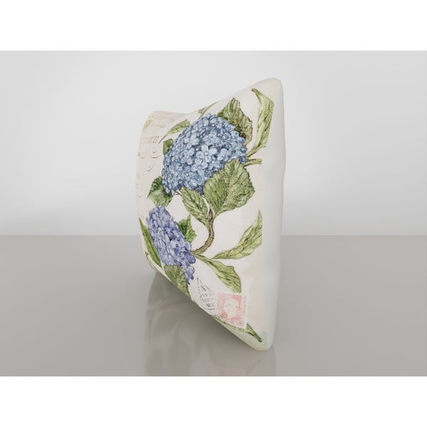 Față de pernă cu amestec din bumbac Vitaus Sentiment Dos, 43 x 43 cm-image-2