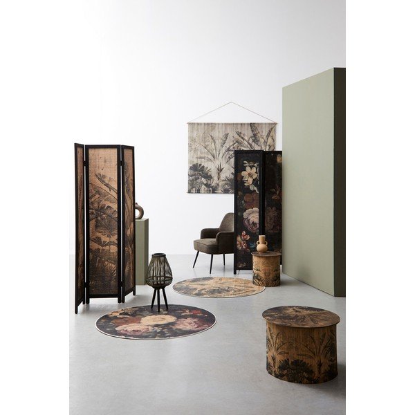 Covor țesut manual rotund din bambus ø 120 cm Sayuri – Bizzotto-image-1