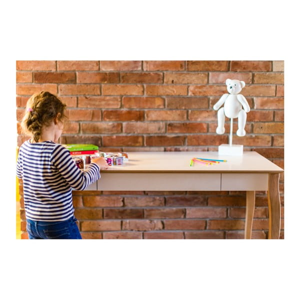 Birou Ragaba Lillo, lungime 105 cm, alb-image-4