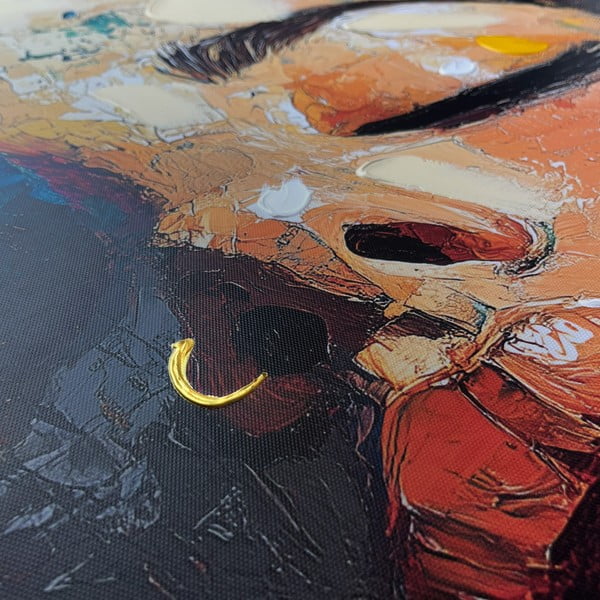 Tablou cu detalii pictate manual 70x100 cm Vivian – Styler-image-2