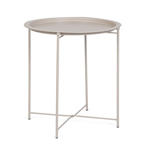 Măsuță auxiliară rotundă din metal ø 47 cm Hilmar – Yes Everyday