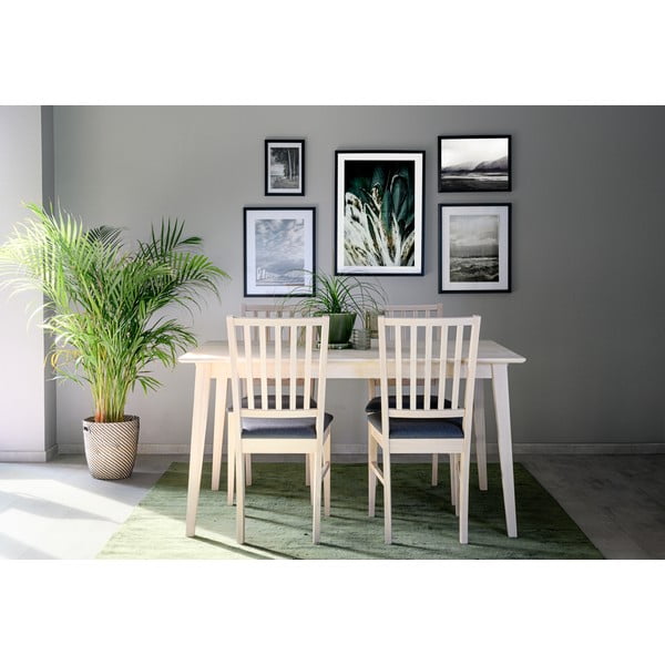 Masă de dining din stejar lăcuit Rowico Filippa, 140 x 90 cm, mat-image-3