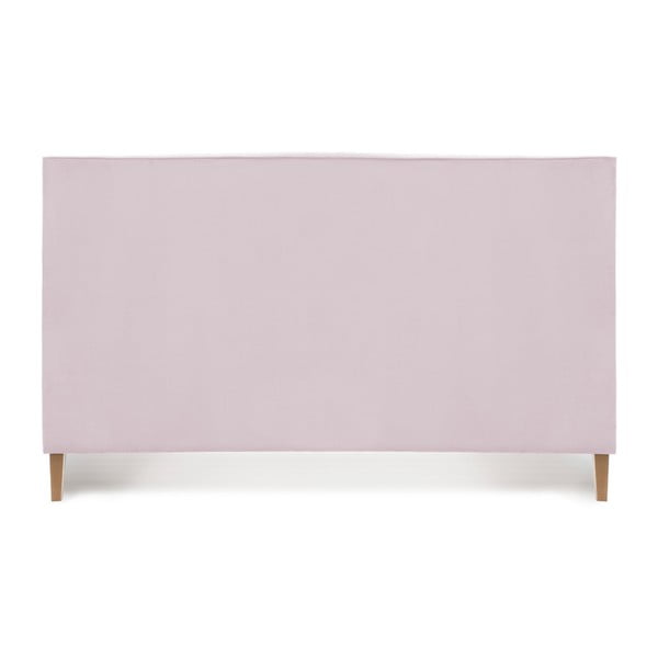 Pat cu picioare culoare naturală Vivonita Kent, 140 x 200 cm, roz-image-2