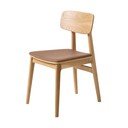 Scaun de dining în culoare naturală Livo – Unique Furniture