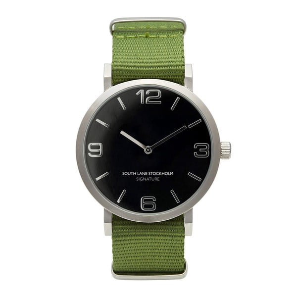 Ceas unisex South Lane Stockholm Signature Classic Big, curea verde