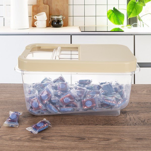 Cutie de depozitare din plastic cu capac 35x20x18 cm Slop – Orion-image-4