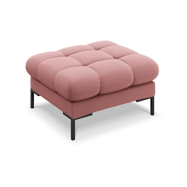 Taburet tapițat Cosmopolitan Design Bali, 60 cm, roz-image-3