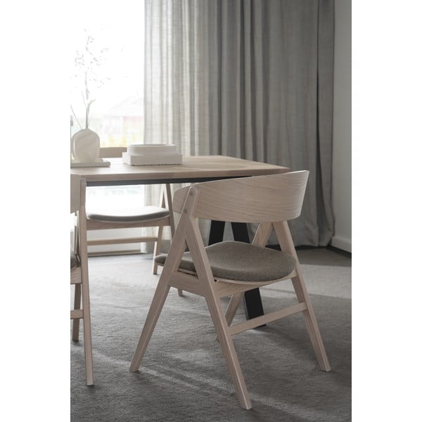 Scaune de dining în culoare naturală 2 buc. Waterton - Rowico-image-1