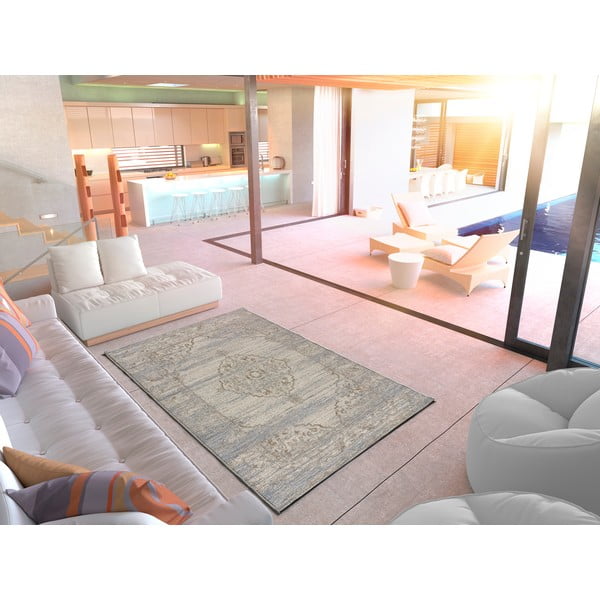 Covor bej pentru exterior 150x77 cm Luana - Universal-image-1