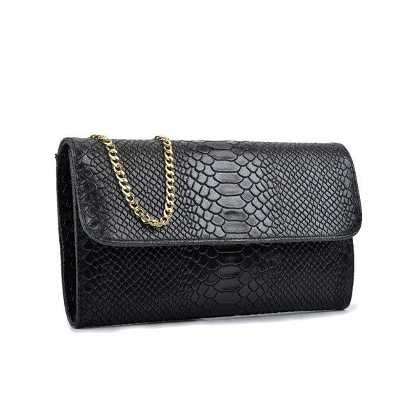 Poșetă din piele Isabella Rhea Rufo, negru-image-3