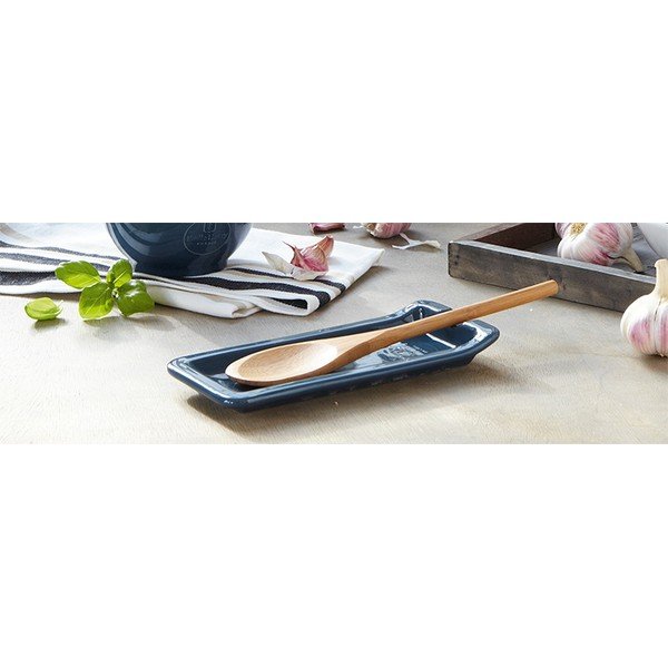 Suport din ceramică pentru lingură Emile Henry, negru-image-1