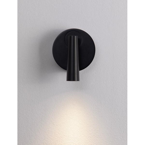 Spot negru mat LED cu structură flexibilă din aluminiu 7x10 cm Tico – Nova Luce-image-1