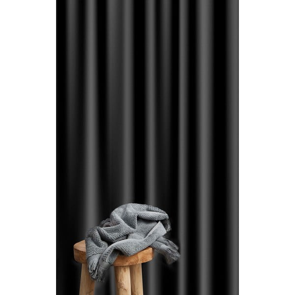 Perdea de duș Bahne & CO Pure, 180 x 200 cm, negru
