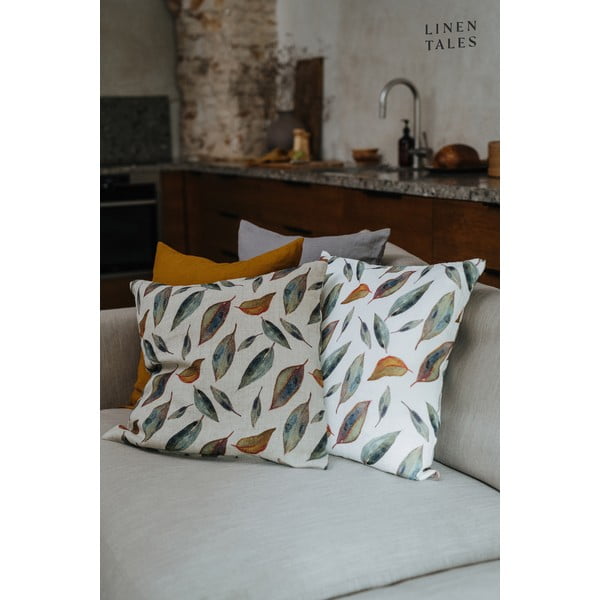 Față de pernă din in 50x50 cm Golden Fall – Linen Tales-image-4