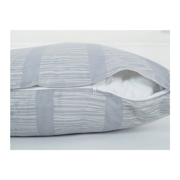 Lenjerie de pat gri din țesătură crep pentru pat de o persoană 140x200 cm Honey Comb – B.E.S.-image-2