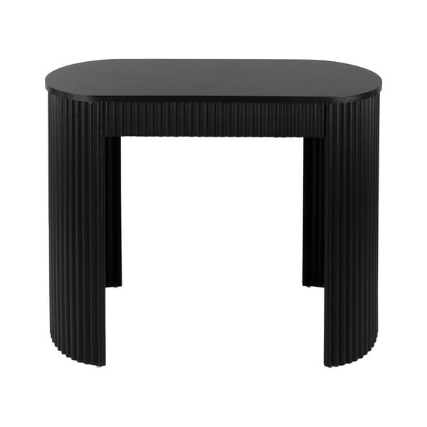 Masă consolă neagră din metal 40x100 cm Estriado  – Leitmotiv