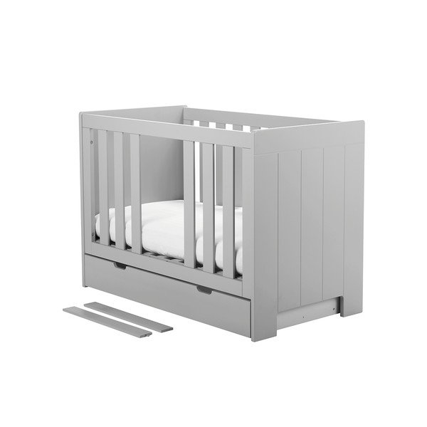 Pătuț Pinio Calmo, 140 x 70 cm, gri-image-1