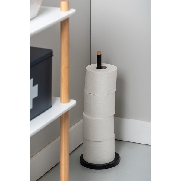 Suport pentru hârtie igienică din metal   Bamboo Accent – PT LIVING-image-1