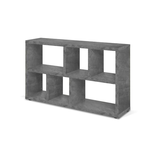 Bibliotecă gri cu aspect de beton 150x83 cm Berlin – TemaHome-image-3