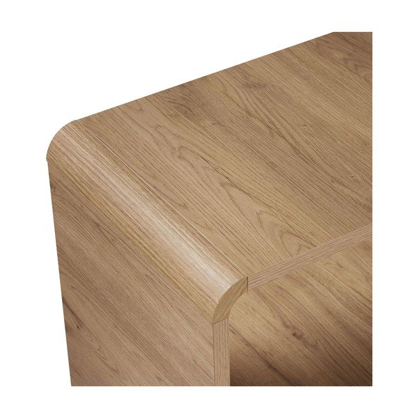 Bibliotecă în culoare naturală deschisă cu aspect de lemn de stejar 78x153x34 cm Senza – Nordure-image-4