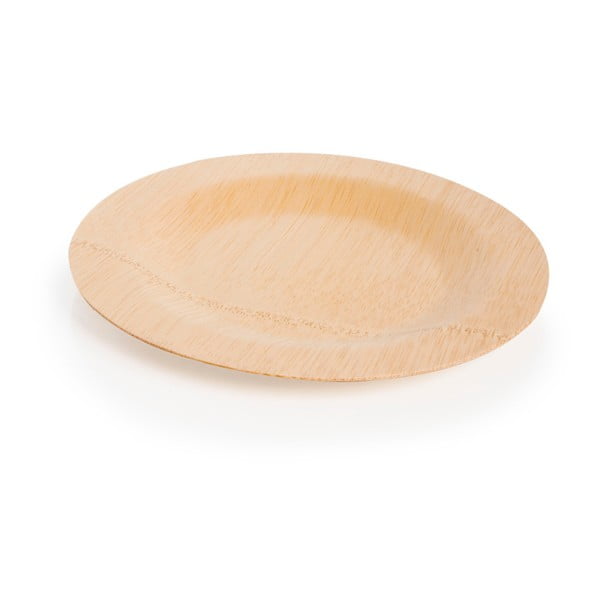 Set 10 farfurii din lemn de bambus Bambum-image-1