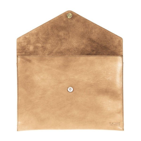 Husă din piele tip plic pentru notebook 13" O My Bag, bej-image-2