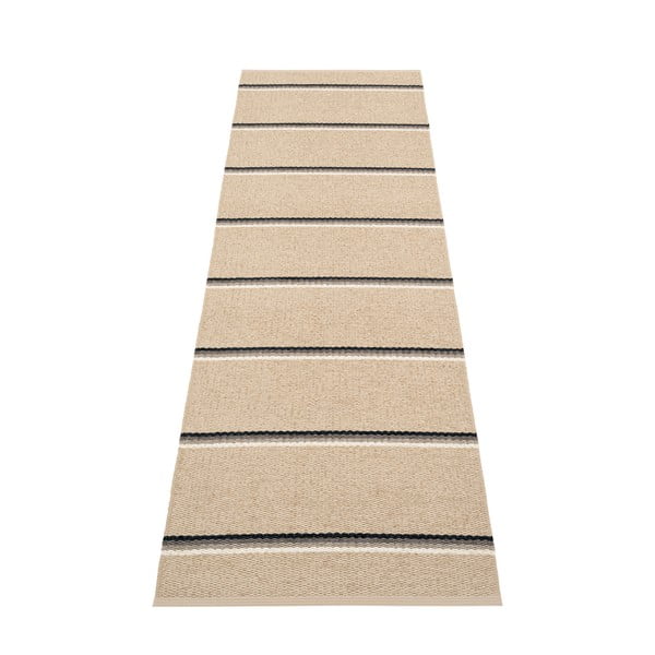 Covor tip traversă pentru interior și exterior bej 70x240 cm Olle Mud Beige – Pappelina