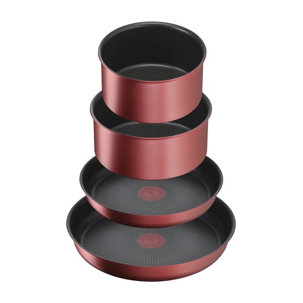 Set de vase pentru gătit 10 buc. din aluminiu INGENIO Daily Chef L3989502 – Tefal-image-1