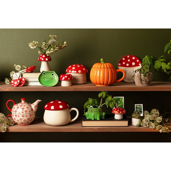 Ghiveci decorativ din gresie pictată manual Frog – Sass & Belle-image-2