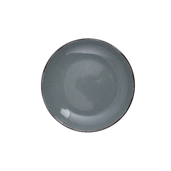 Set veselă 24 piese din porțelan Kütahya Porselen Classic, gri-image-2