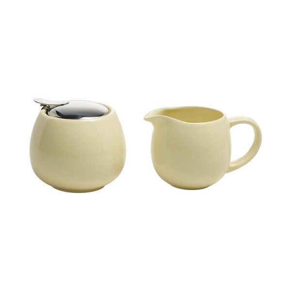 Set latieră și zaharniță Maxwell & Williams Infusions T, crem