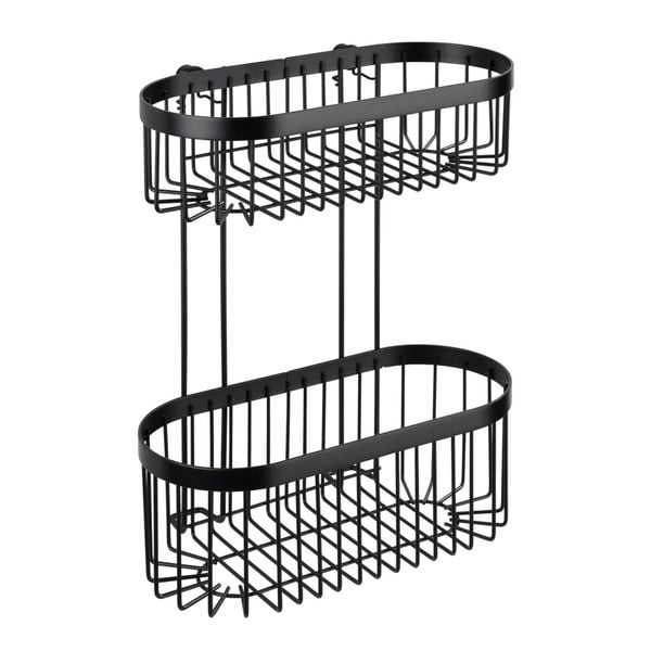Coș de perete Wenko Classic Plus 2 Tier, negru-image-2