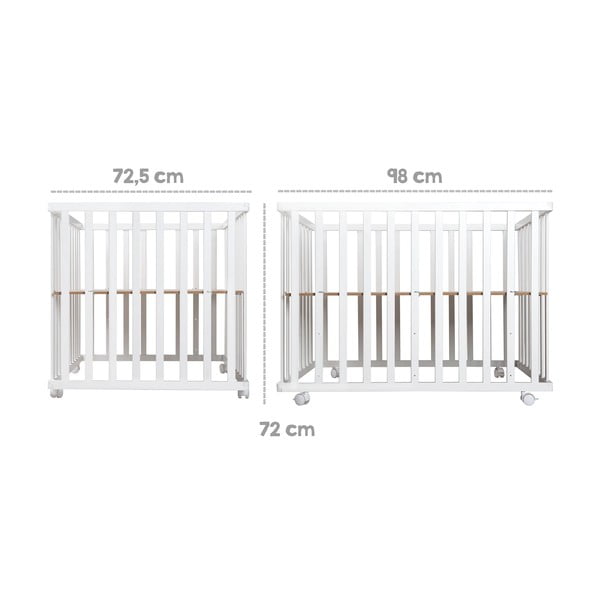 Țarc pentru copii alb 100x75 cm Sternenzauber – Roba-image-3