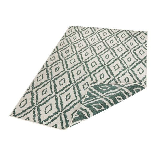 Covor adecvat pentru exterior NORTHRUGS Rio, 200 x 290 cm, verde - alb-image-3