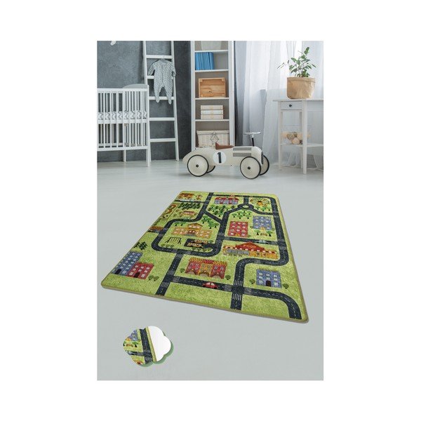 Covor copii Green Small Town 140 x 190 cm-image-1