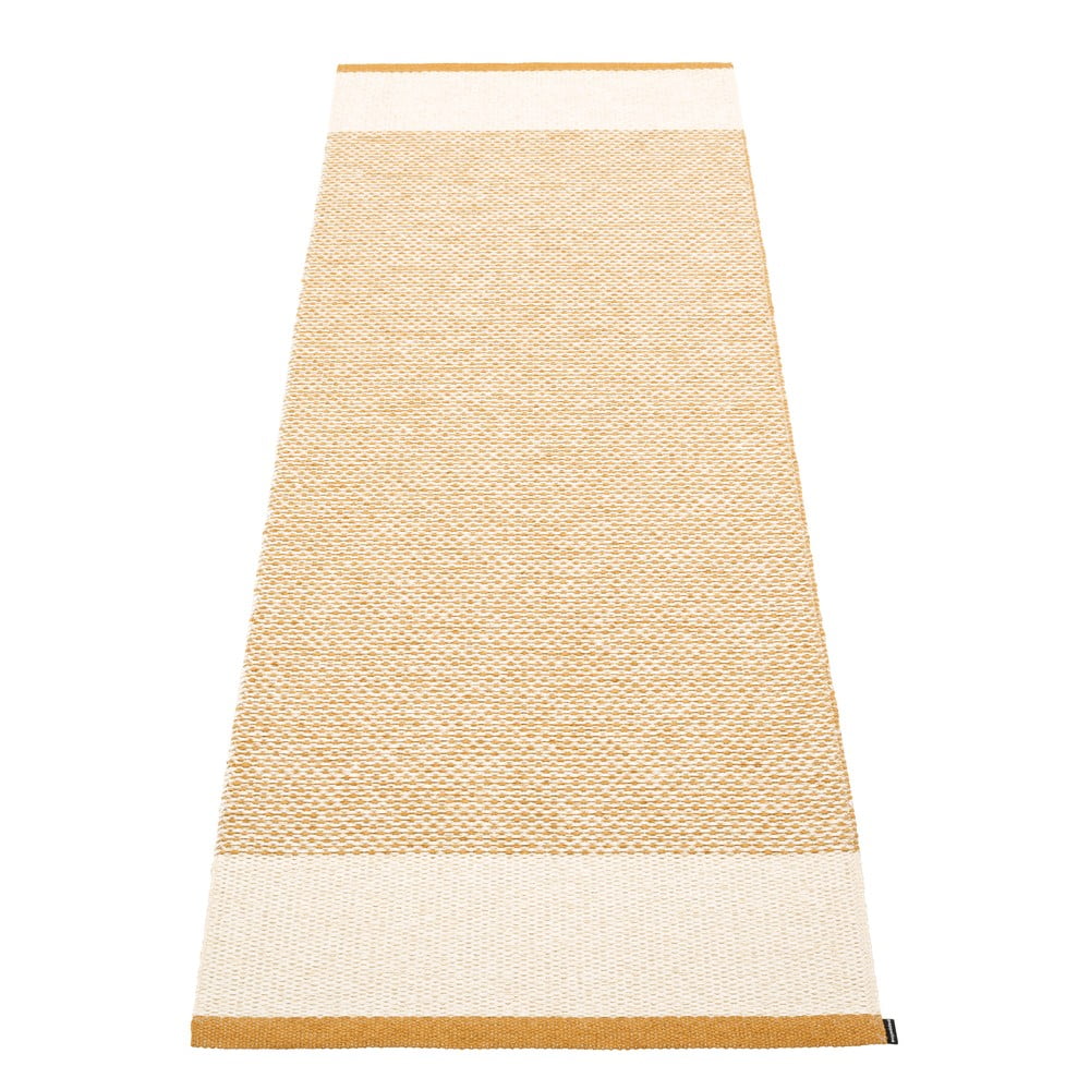 Covor tip traversă pentru interior și exterior galben ocru 85x260 cm Edit Ochre – Pappelina