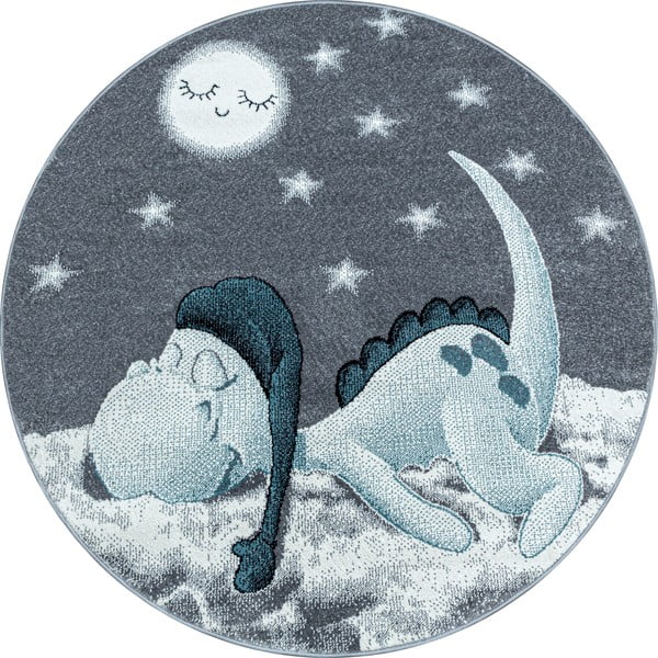 Covor pentru copii albastru/gri ø 120 cm Bambi – Ayyildiz Carpets