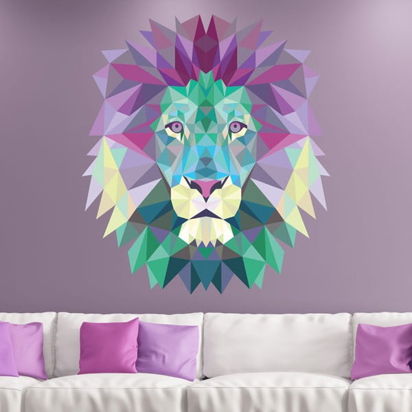 Autocolant Ambiance Origami Lion-image-4