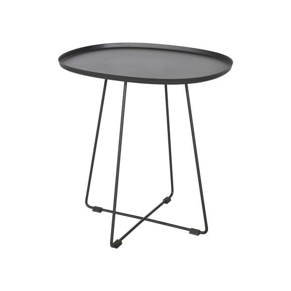 Masă auxiliară WOOOD Otis Luna, negru-image-1
