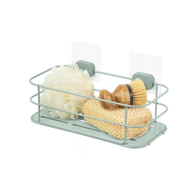 Raft pentru baie verde autoadeziv din metal Grena – Compactor-image-3