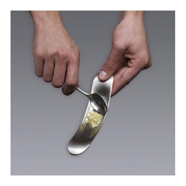 Zdrobitor pentru usturoi Joseph Joseph Garlic Rocker, verde-image-2