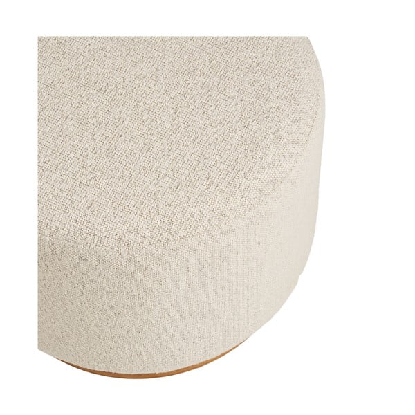 Taburet bej cu tapițerie din țesătură bouclé Daisy – House Nordic-image-2