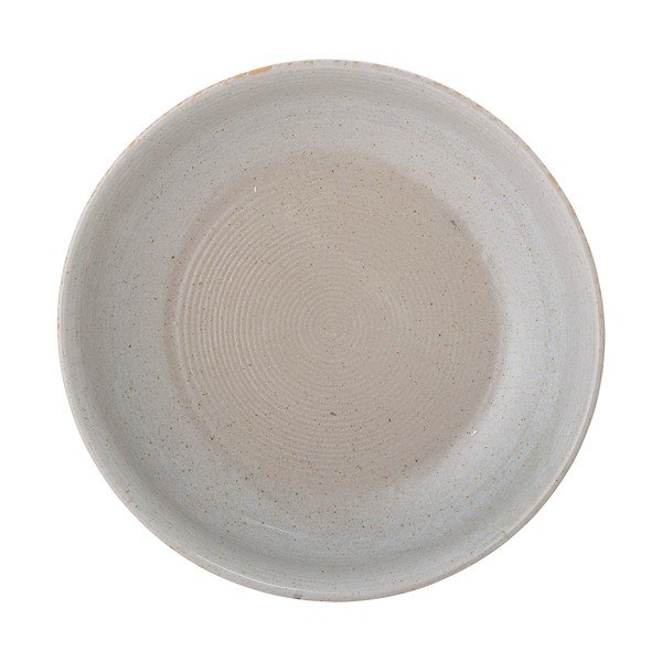 Bol de servire din gresie ceramică Bloomingville Taupe, ø 26,5 cm, crem-image-1
